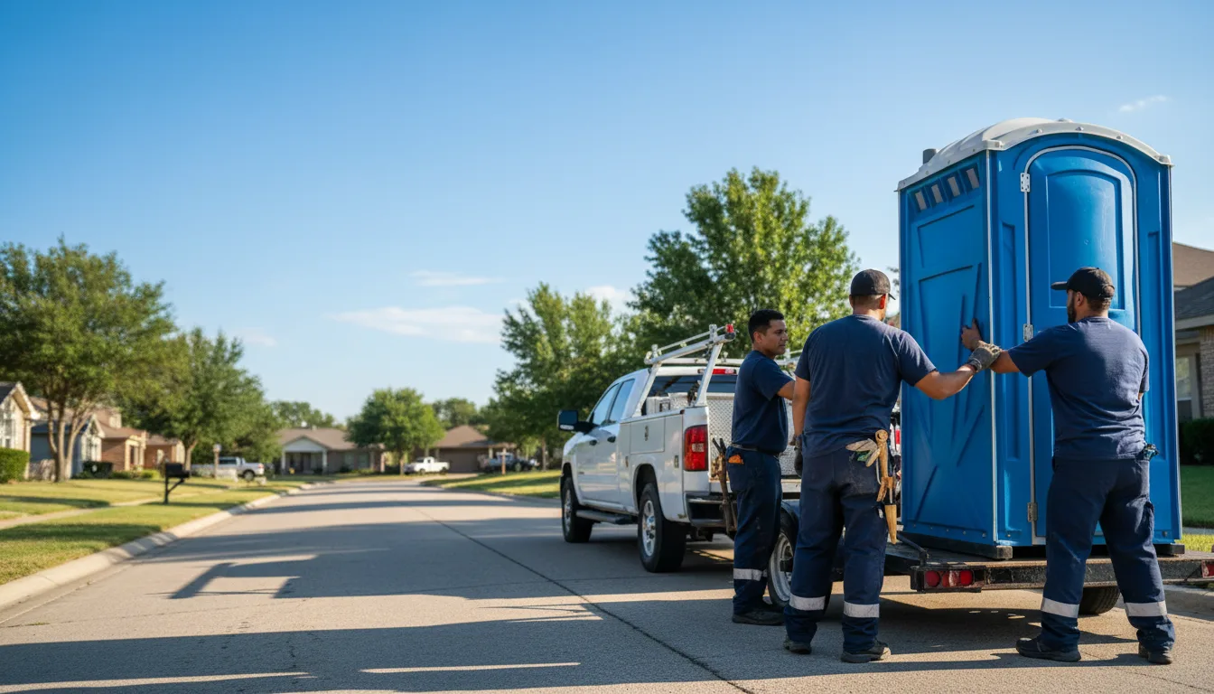 Portable Toilet Rental in Sand Springs, OK near me